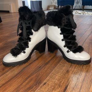 Guess platform booties
